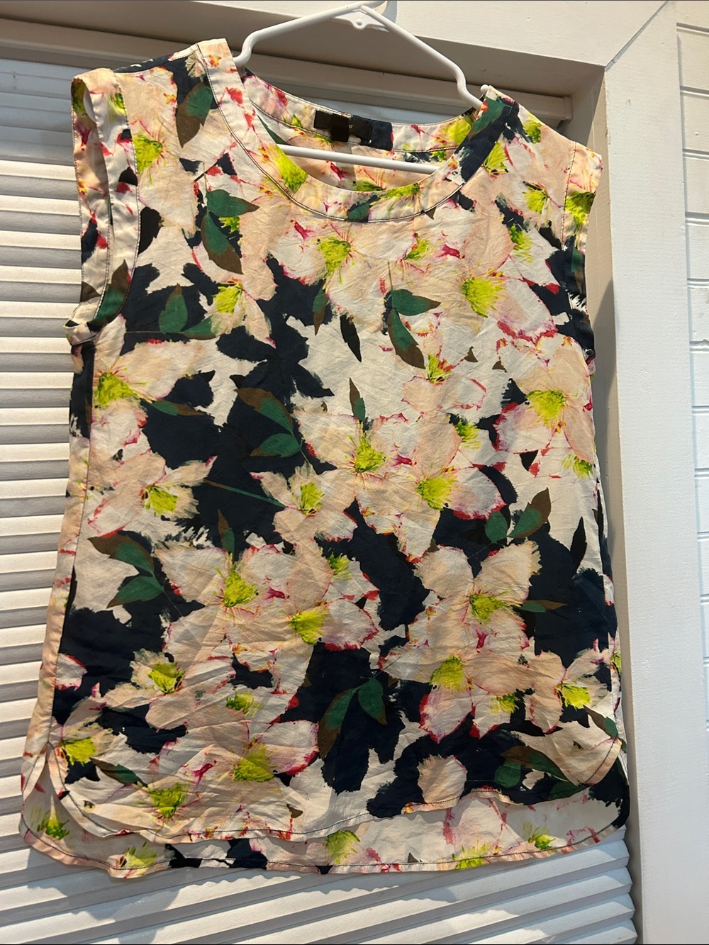 J.Crew Silk Floral Tank | Size 4